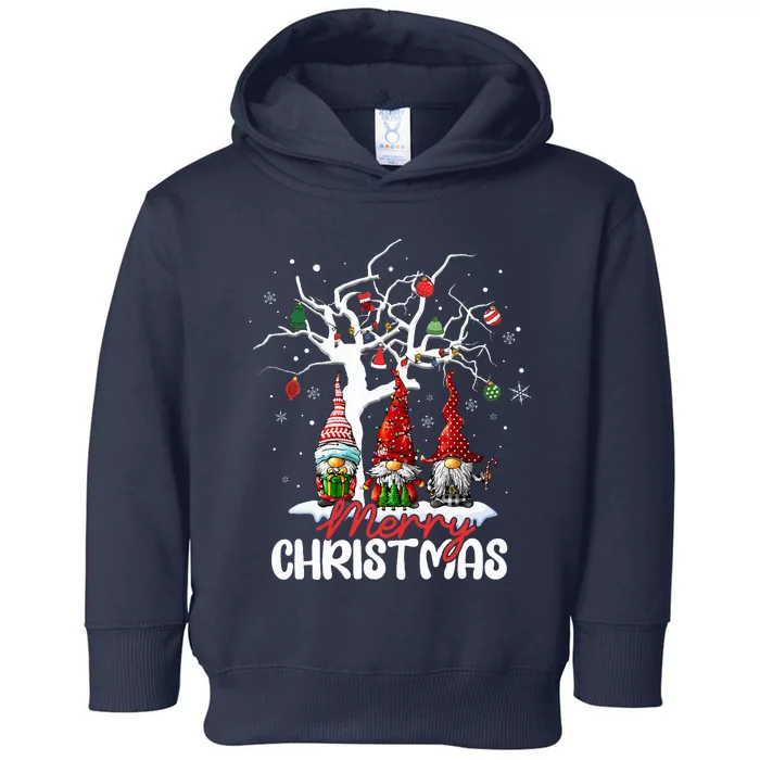 Merry Christmas Gnomes Xmas Family Toddler Hoodie