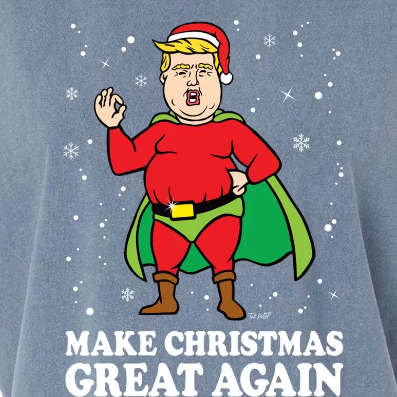 Make Christmas Great Again Ugly Xmas Sweater Cute Funny Gift Garment-Dyed Women's Muscle Tee