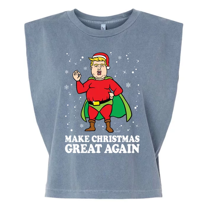 Make Christmas Great Again Ugly Xmas Sweater Cute Funny Gift Garment-Dyed Women's Muscle Tee