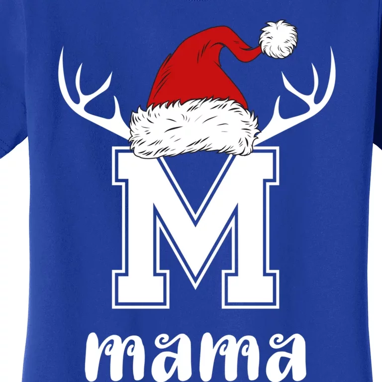 Mama Christmas Gift Mama Xmas Santa Matching Group Gift Women's T-Shirt