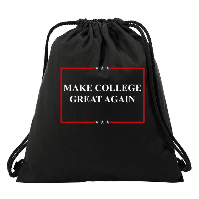 Make College Great Again Drawstring Bag