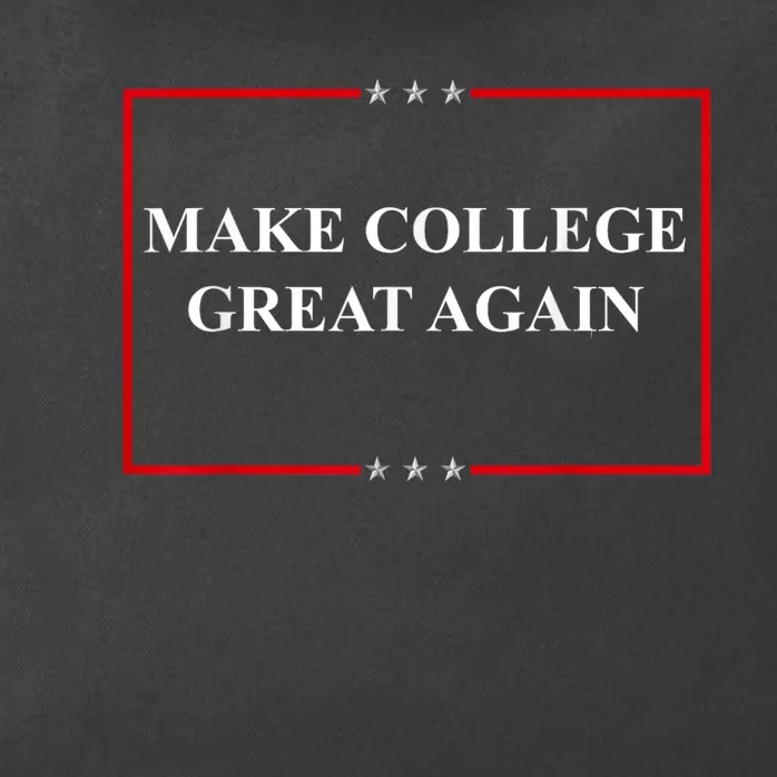 Make College Great Again Zip Tote Bag