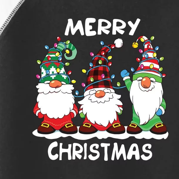 Merry Christmas Gnomes Xmas Family Toddler Fine Jersey T-Shirt