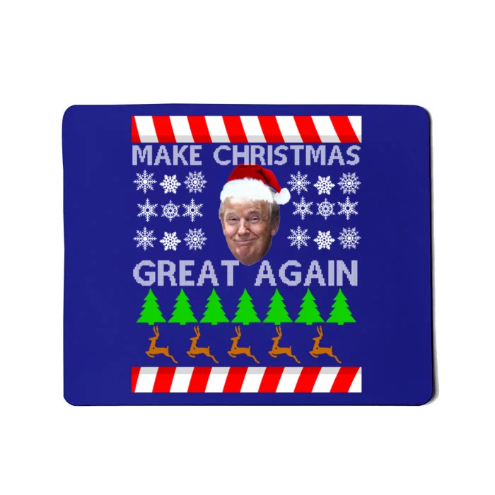 Make Christmas Great Again Sweater Funny Trump Meaningful Gift Mousepad