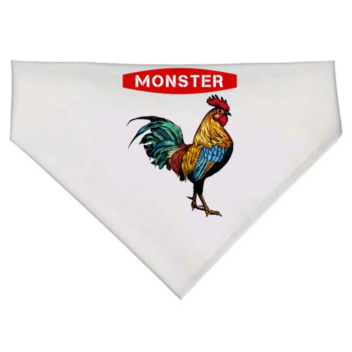 Monster Cock Gift Funny Big Dick Energy Gift USA-Made Doggie Bandana