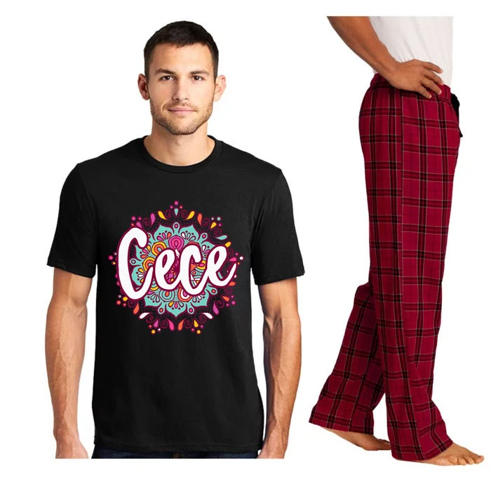 Mandala Cece  Grandma Christmas Birthday Mothers Day Pajama Set