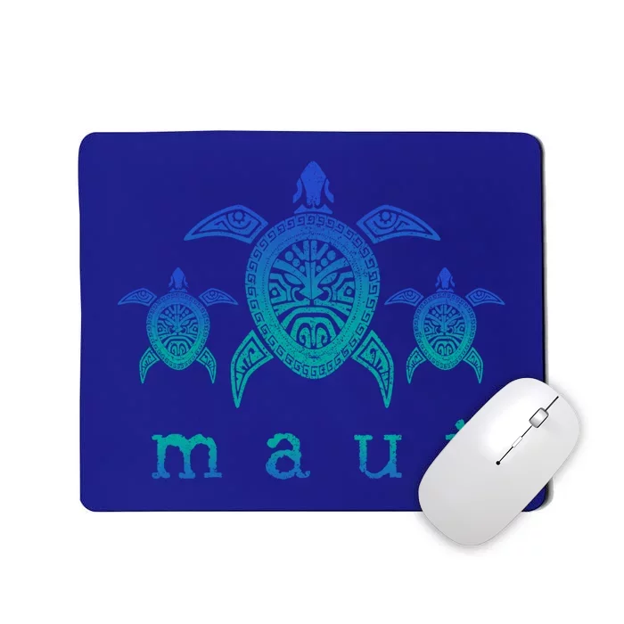 Maui Cool Gift Hawaii Sea Turtles Hawaiian Scuba Diving Souvenir Funny Gift Mousepad