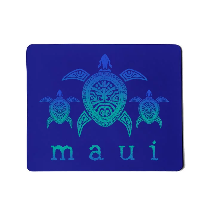 Maui Cool Gift Hawaii Sea Turtles Hawaiian Scuba Diving Souvenir Funny Gift Mousepad