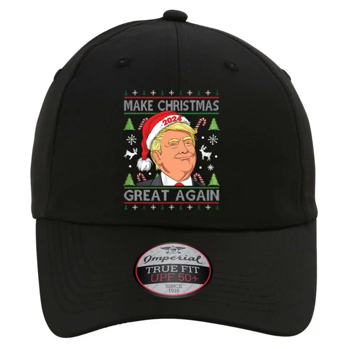 Make Christmas Great Again Ugly Funny Trump 2024 The Original Performance Cap