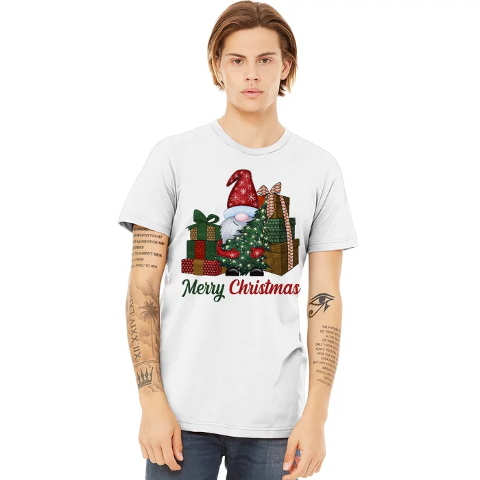 Merry Christmas Gnome Festive Holiday Gift Premium T-Shirt