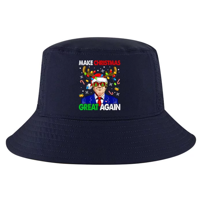 Make Christmas Great Again Funny Trump Ugly Christmas Cool Comfort Performance Bucket Hat