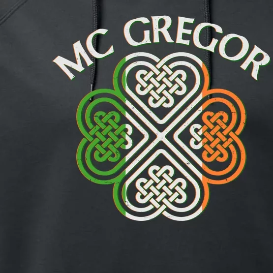 McGregor Irish Flag Celtic Knot Performance Fleece Hoodie