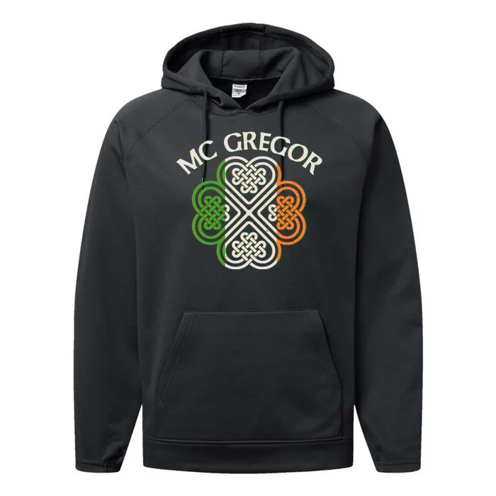 McGregor Irish Flag Celtic Knot Performance Fleece Hoodie