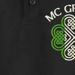 McGregor Irish Flag Celtic Knot Dry Zone Grid Performance Polo