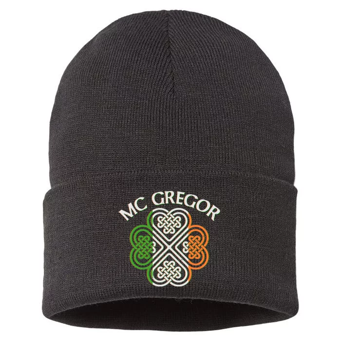 McGregor Irish Flag Celtic Knot Sustainable Knit Beanie