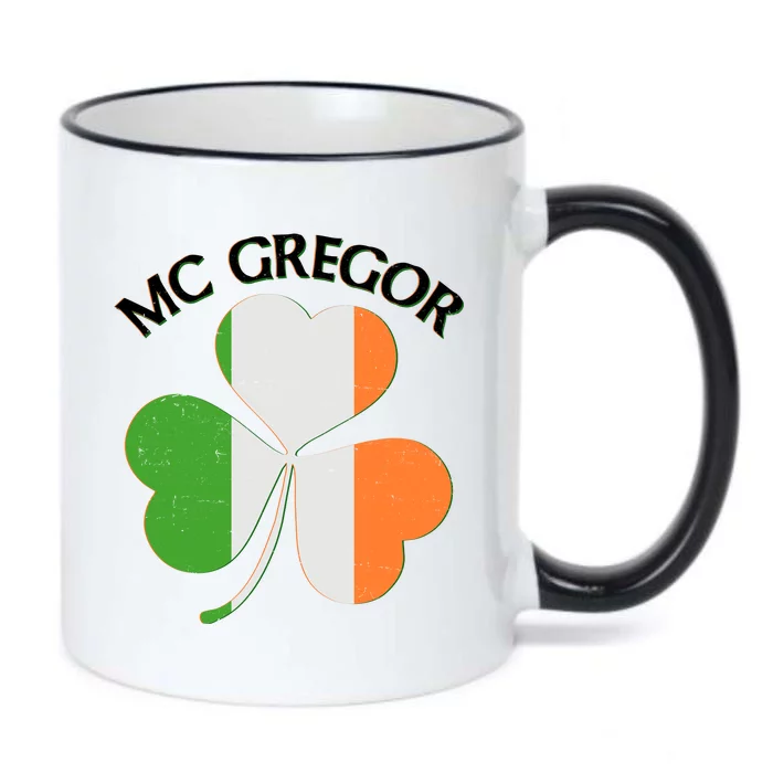 McGregor Irish Flag Clover Black Color Changing Mug