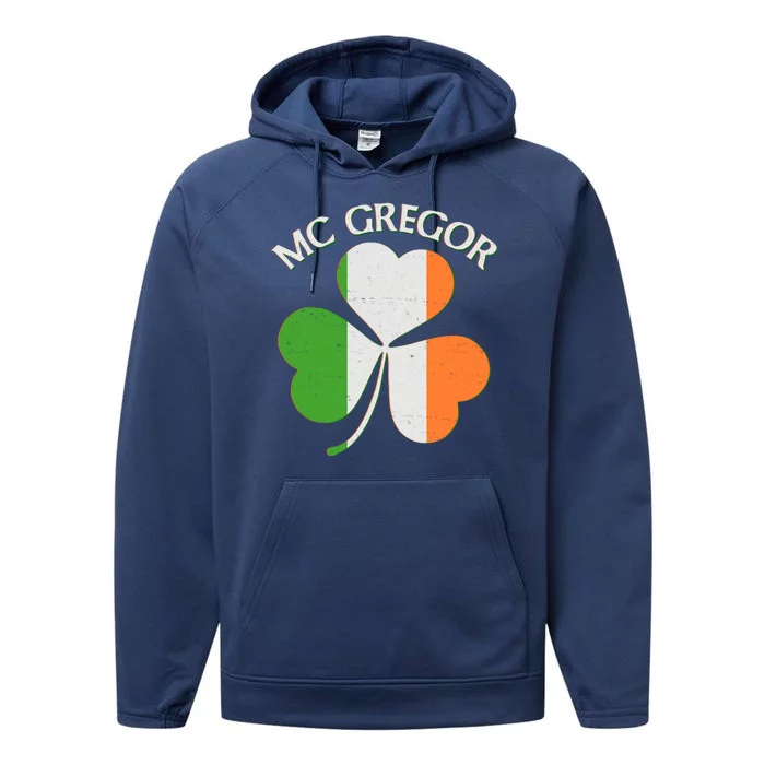 McGregor Irish Flag Clover Performance Fleece Hoodie