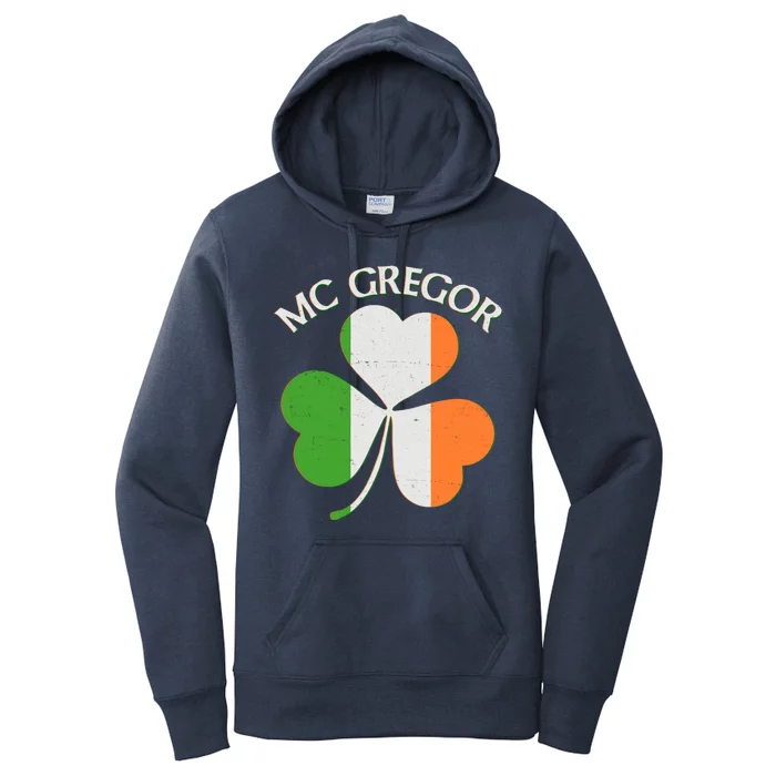 McGregor Irish Flag Clover Women's Pullover Hoodie