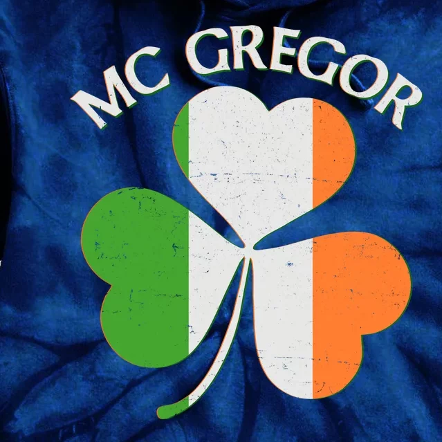 McGregor Irish Flag Clover Tie Dye Hoodie