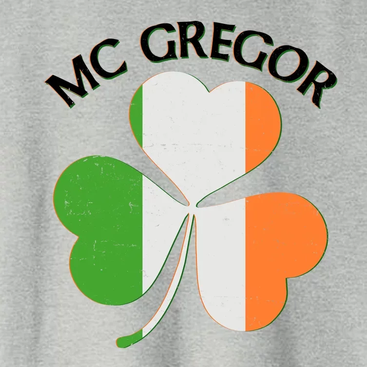 McGregor Irish Flag Clover Women's Crop Top Tee