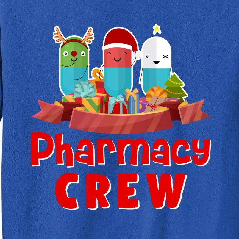 Merry Christmas Happy Holiday Pharmacy Crew Cute Gift Tall Sweatshirt