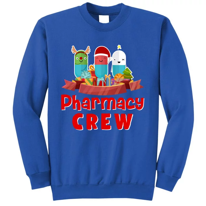 Merry Christmas Happy Holiday Pharmacy Crew Cute Gift Tall Sweatshirt