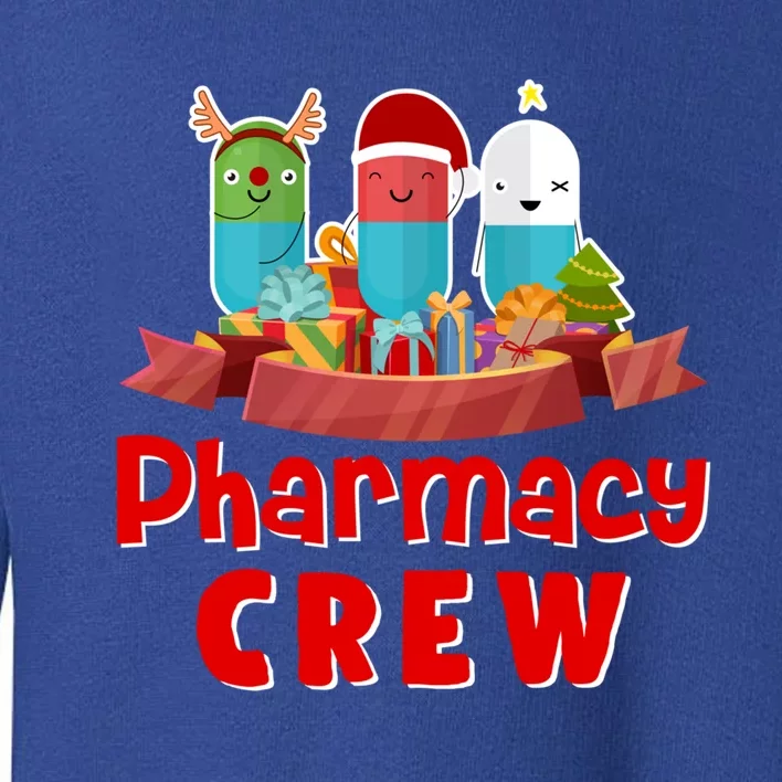 Merry Christmas Happy Holiday Pharmacy Crew Cute Gift Toddler Sweatshirt