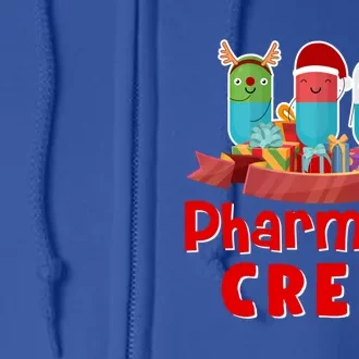 Merry Christmas Happy Holiday Pharmacy Crew Cute Gift Full Zip Hoodie