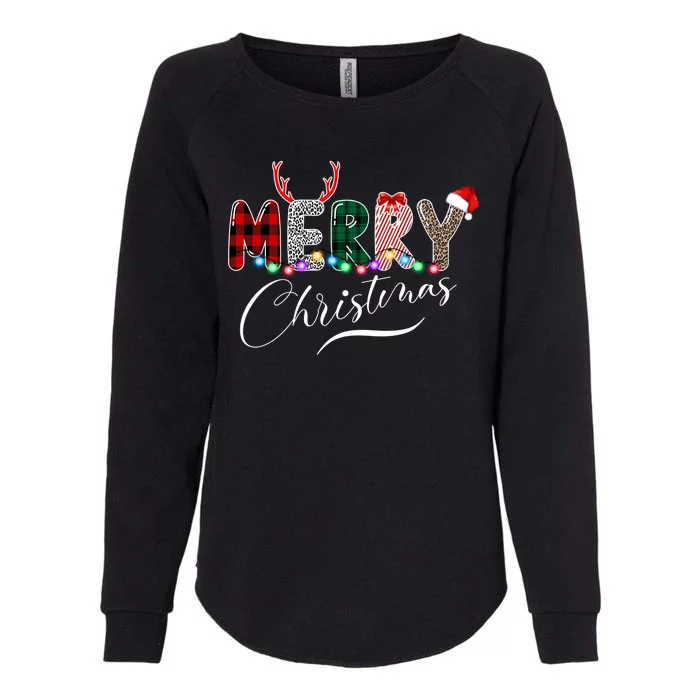 Merry Christmas Holiday Cute Patterns Womens California Wash Sweatshirt