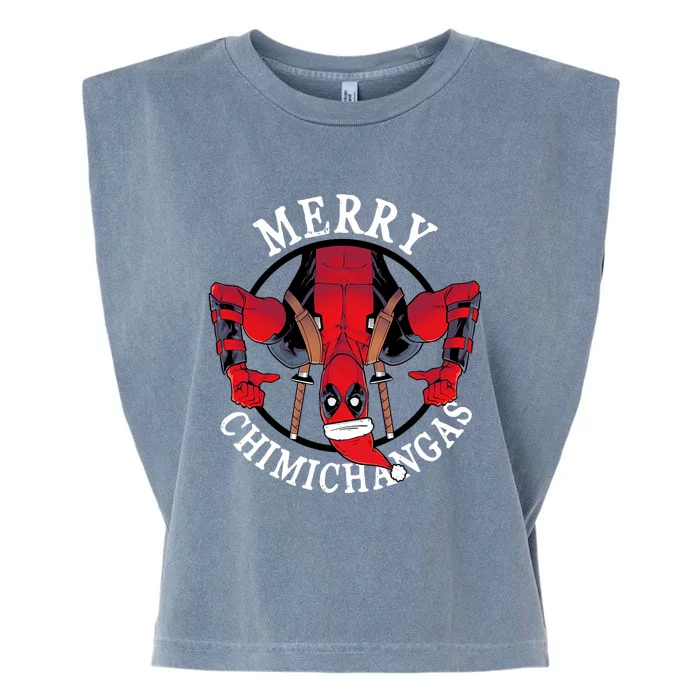 Merry Chimichangas Hanging Christmas Garment-Dyed Women's Muscle Tee