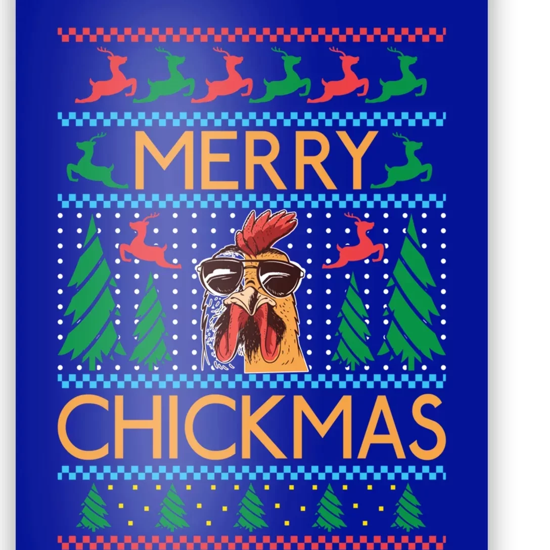 Merry Chickmas Hen Chicken Lover Gift Poster