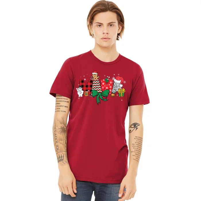 Mama Christmas Holiday Matching Family Season Xmas Premium T-Shirt