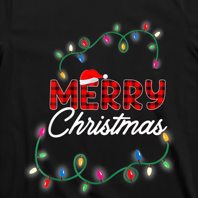 Merry Christmas Holiday Tree Lights T-Shirt