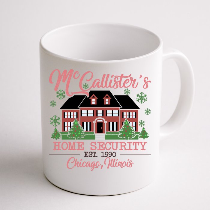 Mc Callisters Home Security Est 1990 Home Alone Christmas Movie Front & Back Coffee Mug