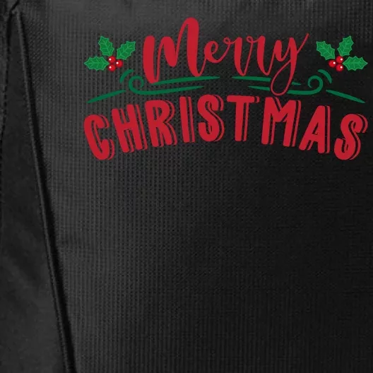 Merry Christmas Holiday Gift City Backpack