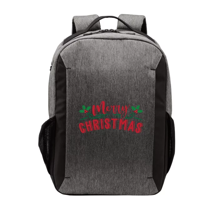 Merry Christmas Holiday Gift Vector Backpack