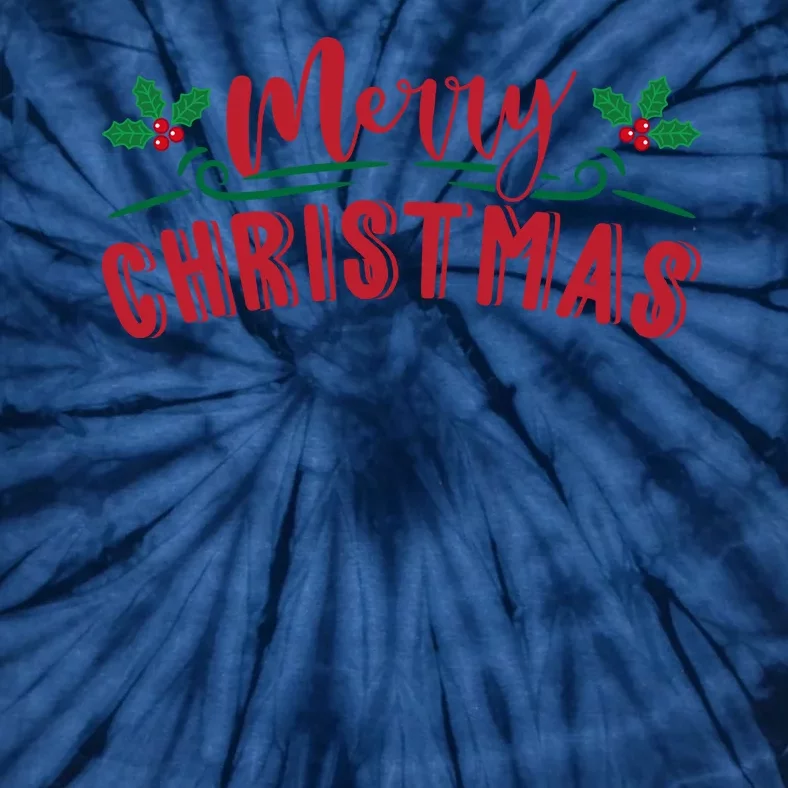 Merry Christmas Holiday Gift Tie-Dye T-Shirt