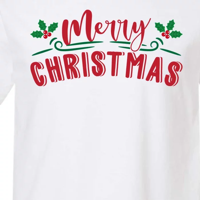 Merry Christmas Holiday Gift Garment-Dyed Heavyweight T-Shirt