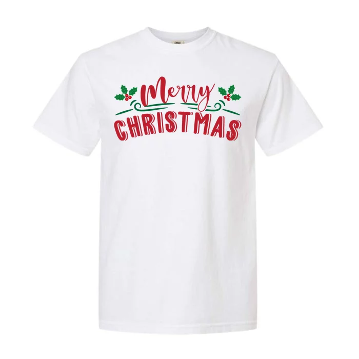 Merry Christmas Holiday Gift Garment-Dyed Heavyweight T-Shirt