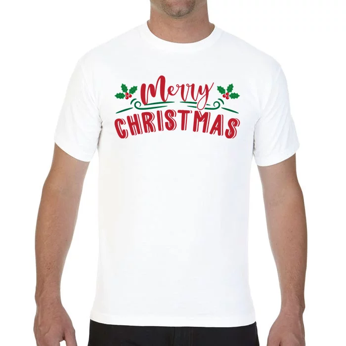 Merry Christmas Holiday Gift Comfort Colors T-Shirt