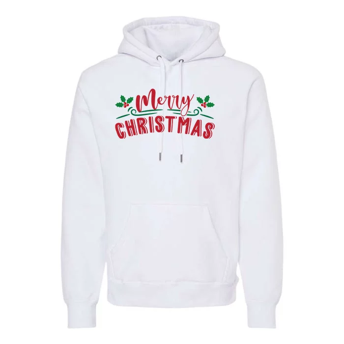 Merry Christmas Holiday Gift Premium Hoodie