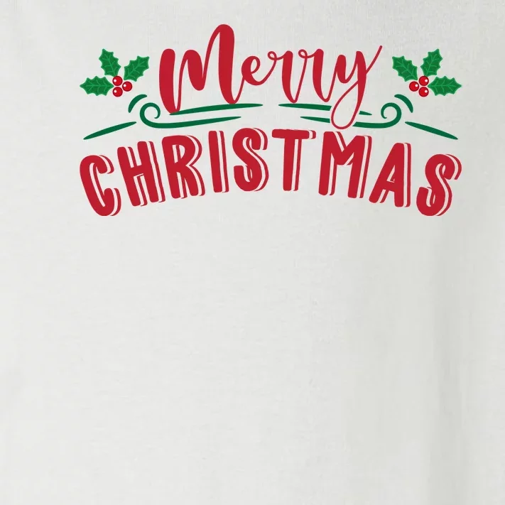 Merry Christmas Holiday Gift Toddler Long Sleeve Shirt