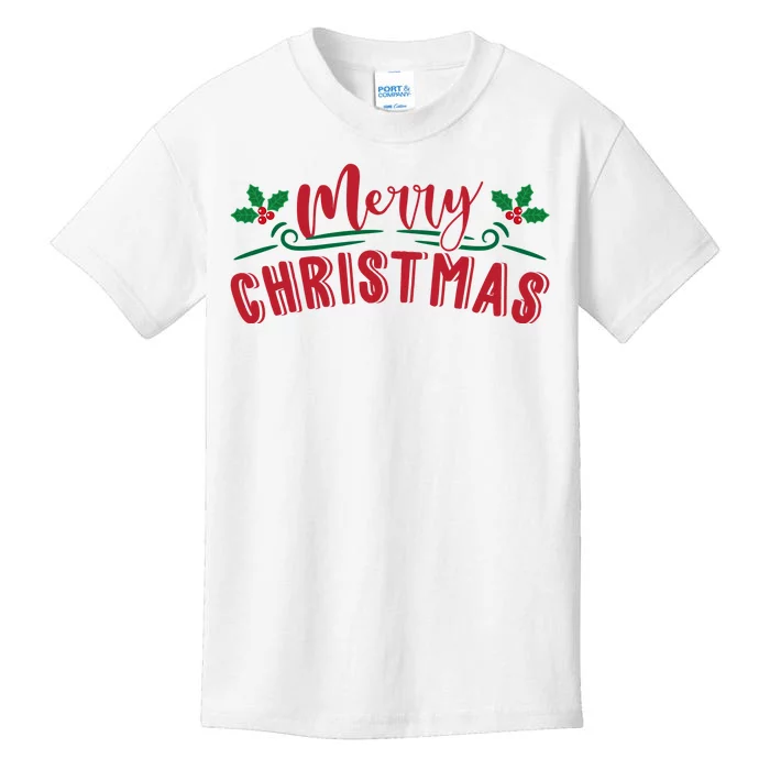 Merry Christmas Holiday Gift Kids T-Shirt