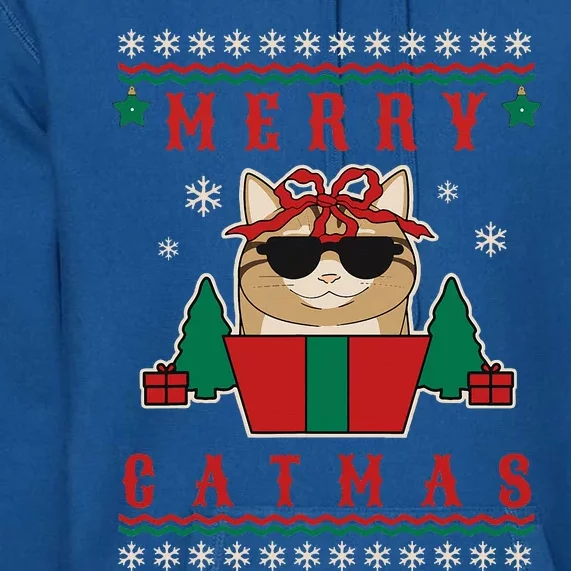 Merry Catmas! Have a purrfect holiday season! Premium Hoodie