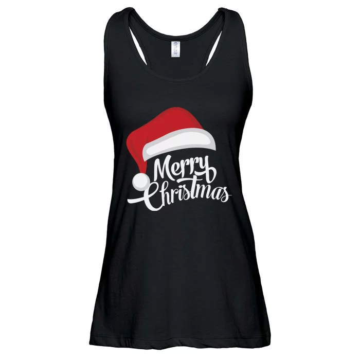 Merry Christmas Hoodie Ladies Essential Flowy Tank