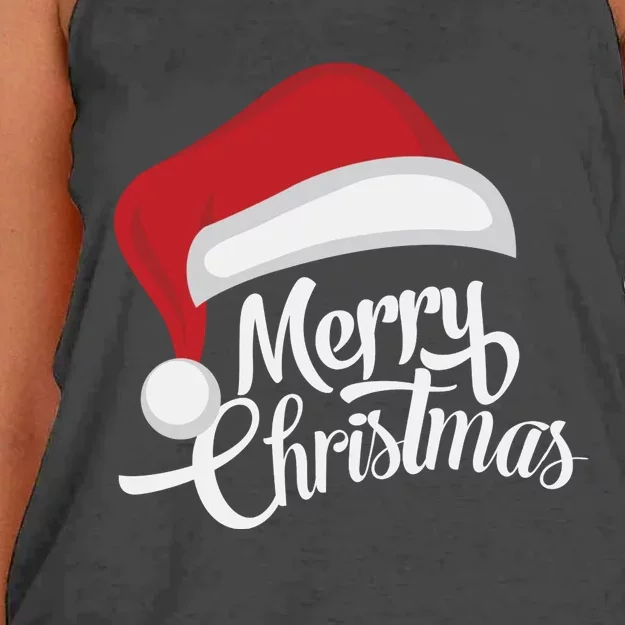 Merry Christmas Hoodie Women's Knotted Racerback Tank