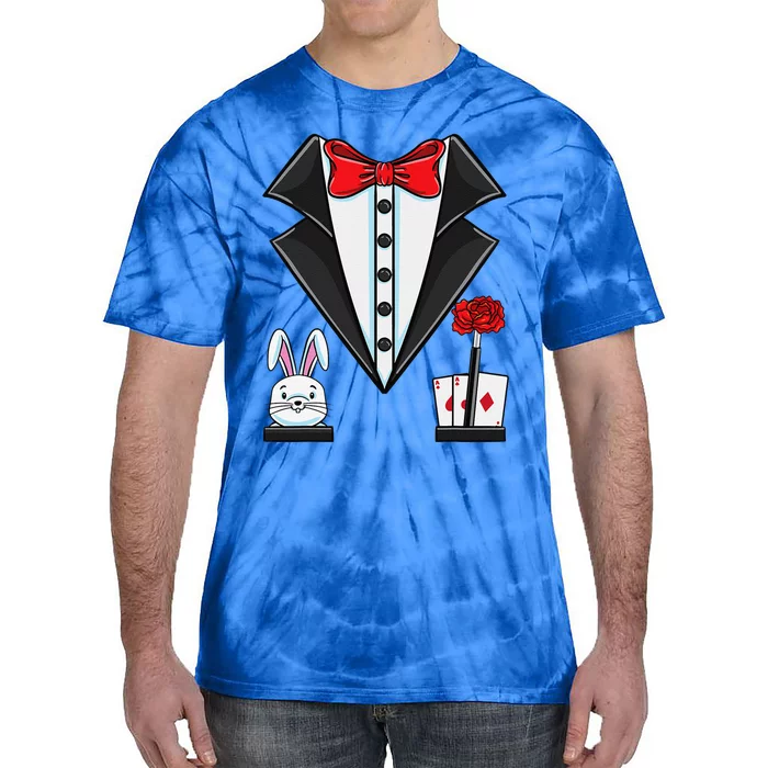 Magician Costume Halloween Tie-Dye T-Shirt