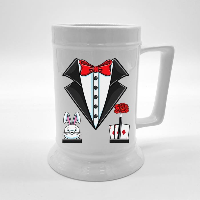 Magician Costume Halloween Front & Back Beer Stein