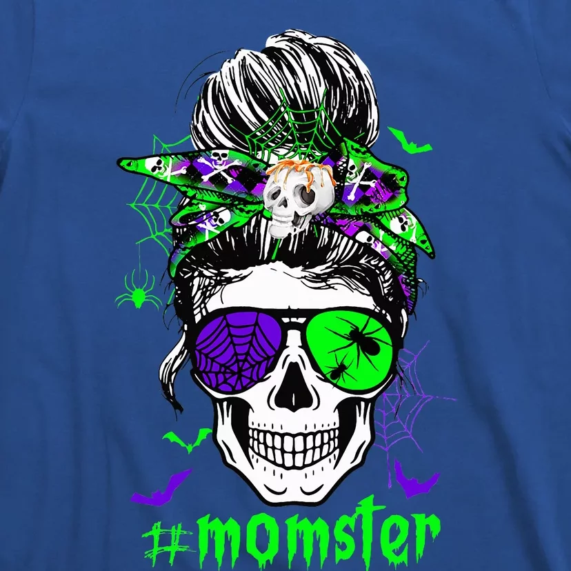 Momster Costume Halloween Skull Mom T-Shirt