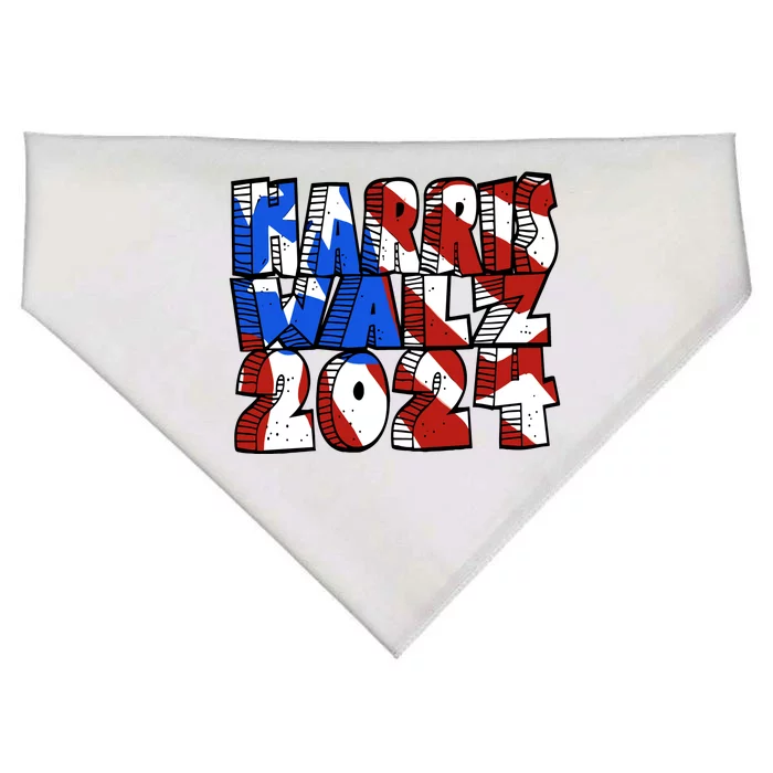 Michael Chabon Harris Walz 2024 USA-Made Doggie Bandana